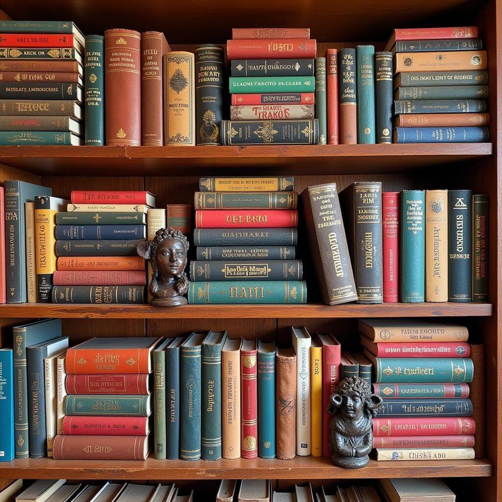 Literature's role in cultural preservation - Book collection