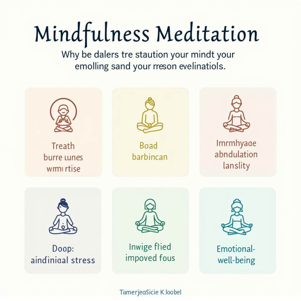 Mindfulness meditation techniques and their benefits