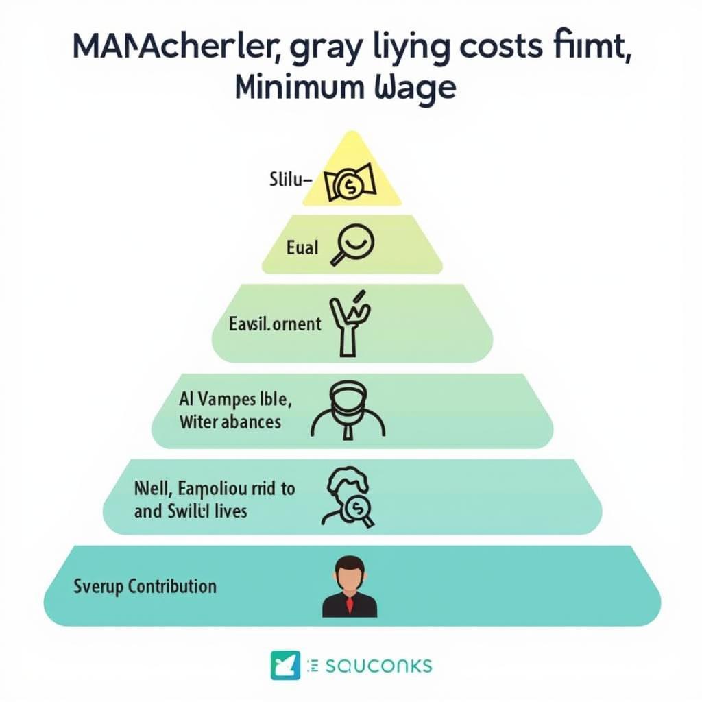 Minimum wage based on living costs with career progression