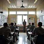 Prisoner rehabilitation program in a classroom setting