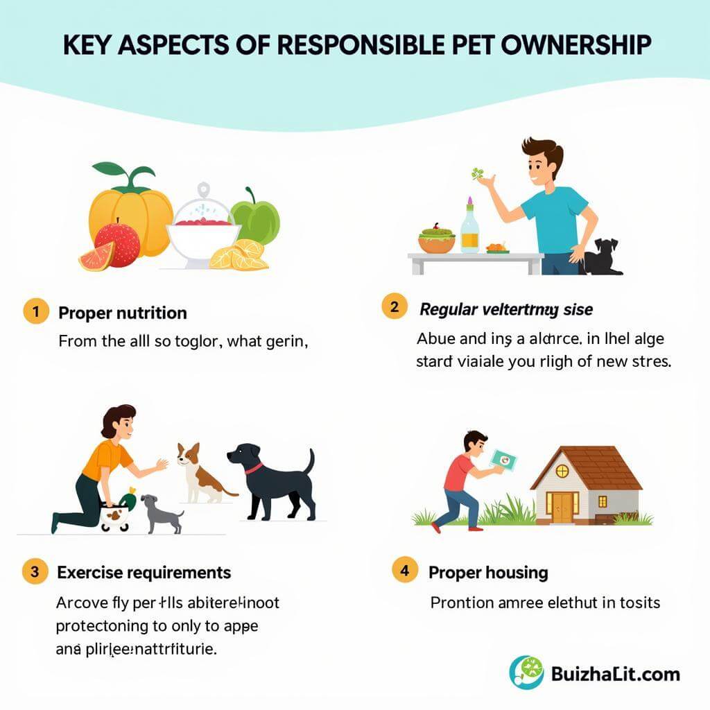 Infographic on responsible pet ownership