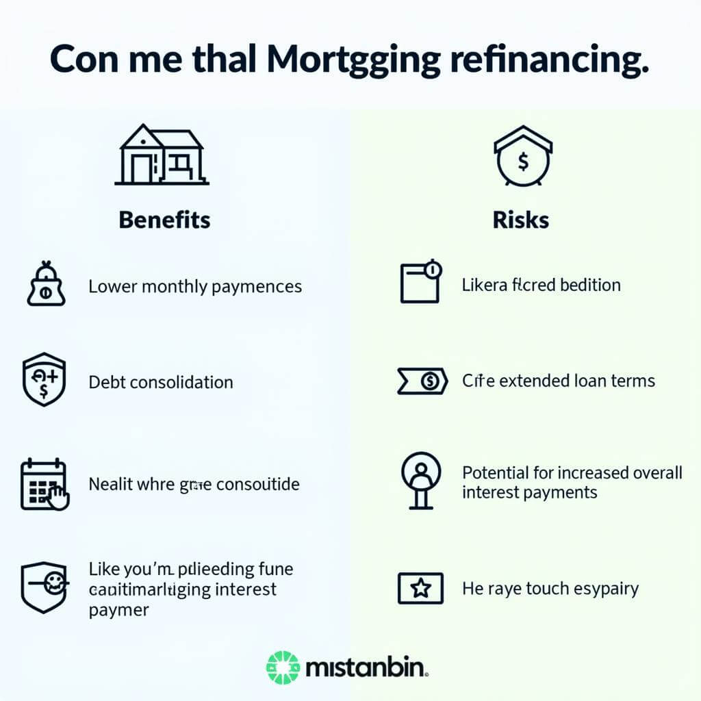 Risks and benefits of mortgage refinancing