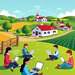 Rural internet access improving education and economic development