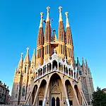 The majestic Sagrada Familia in Barcelona, Spain