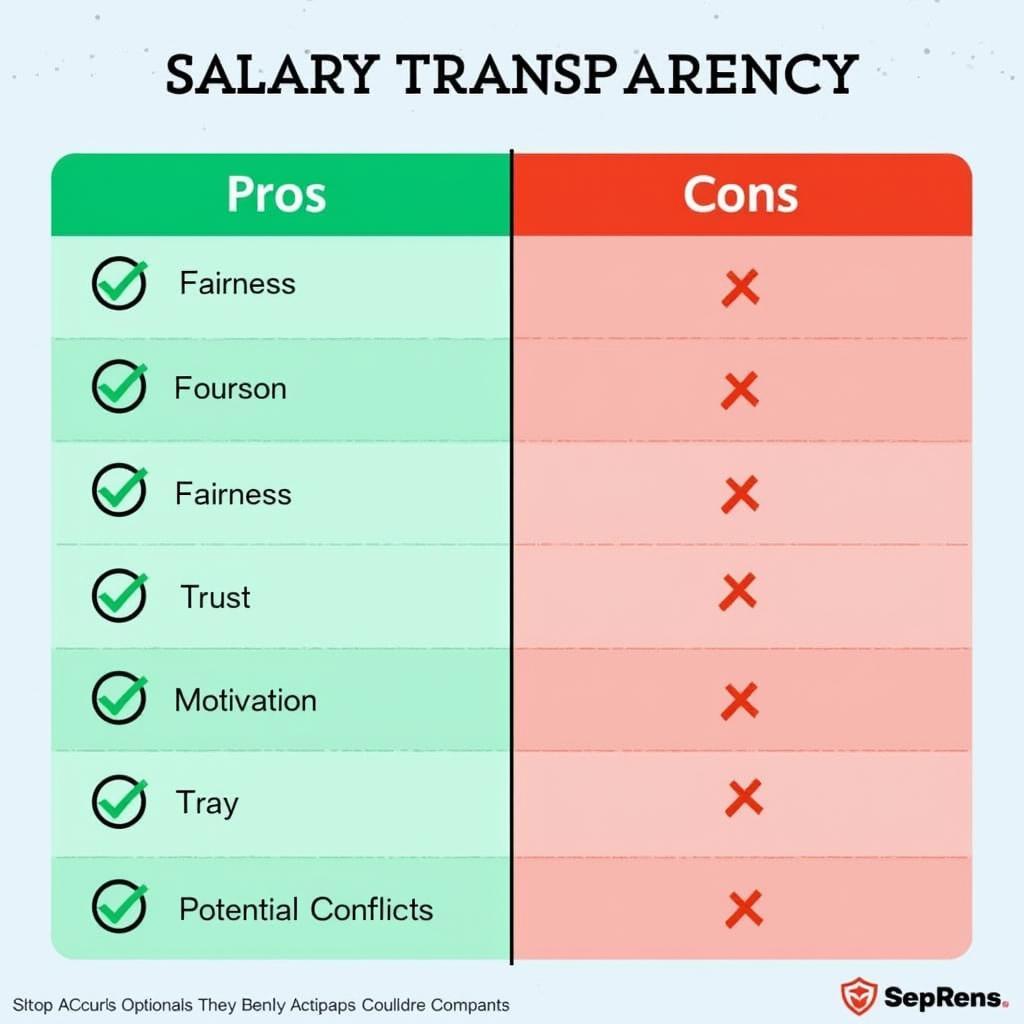 Pros and cons of salary transparency in companies