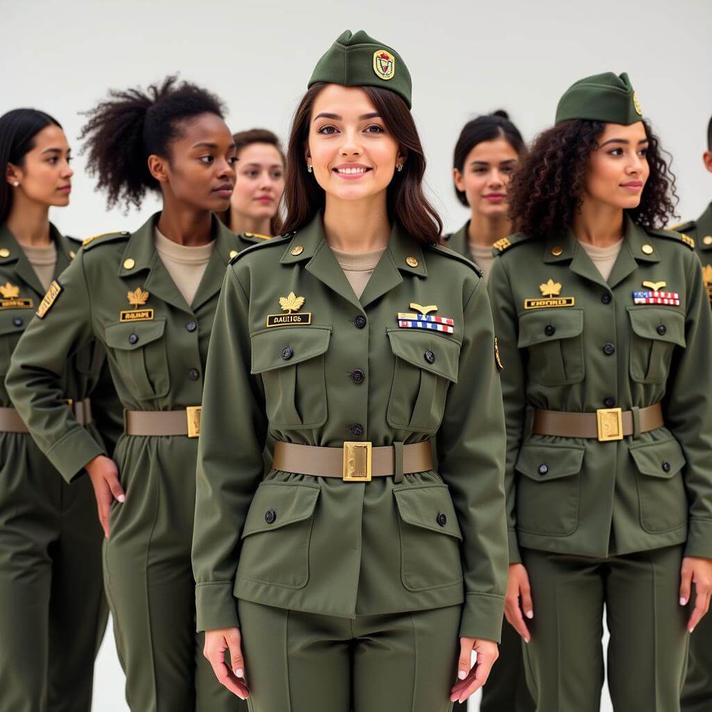 Women in voluntary military service