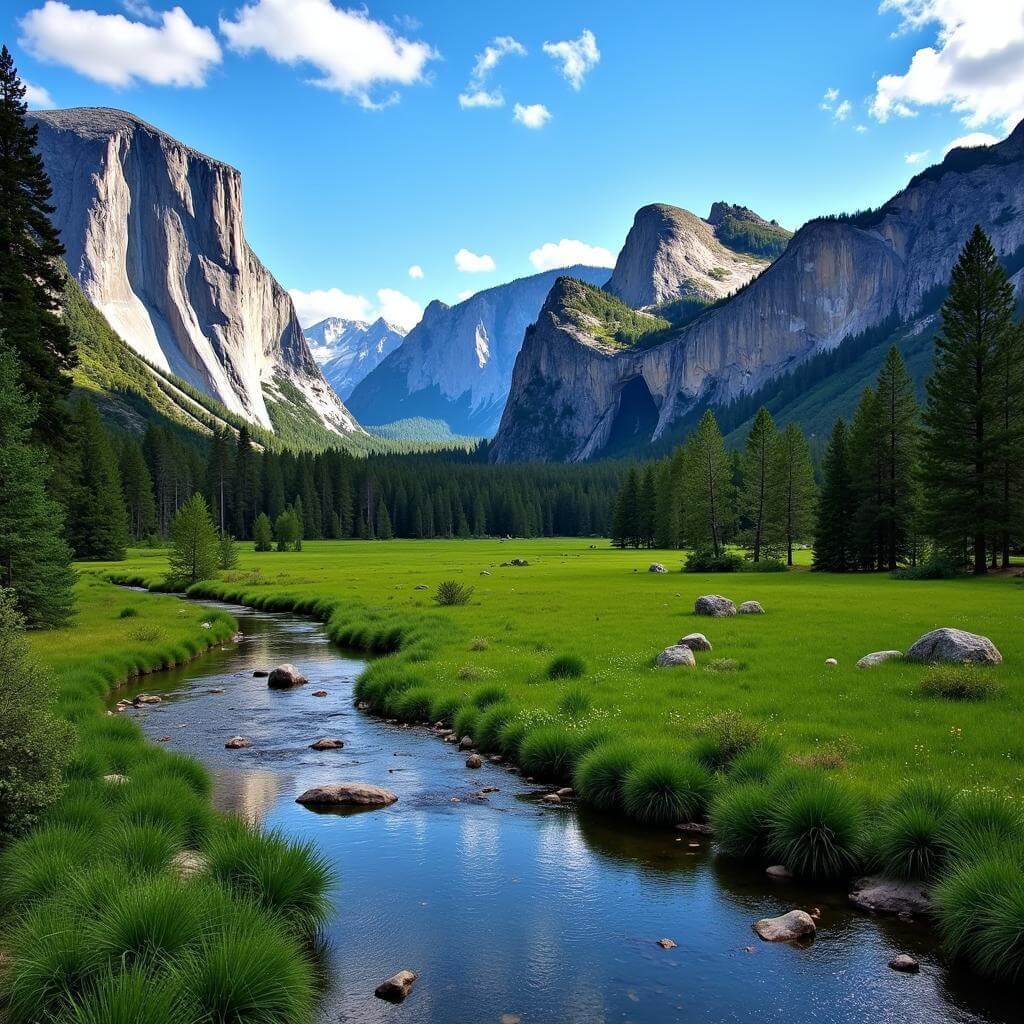 Breathtaking view of Yosemite National Park