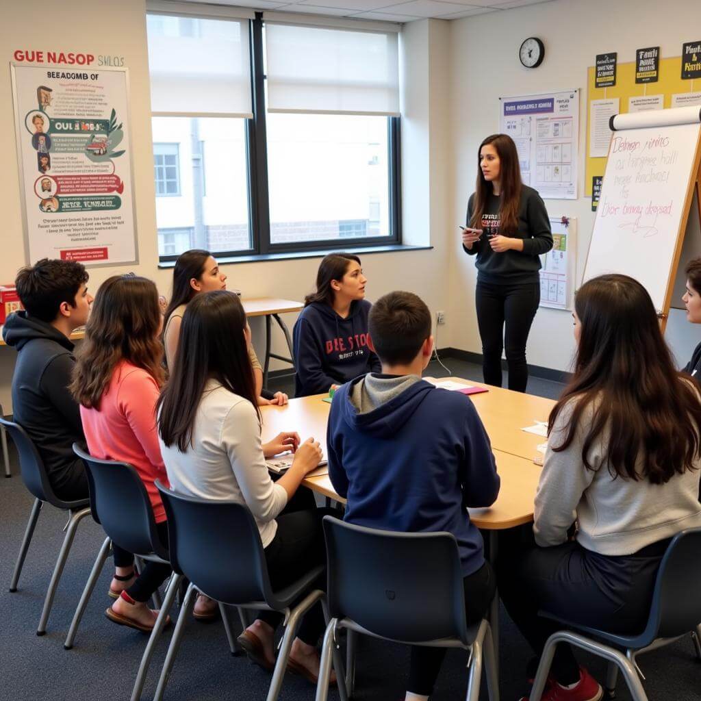 Youth leadership program with diverse participants