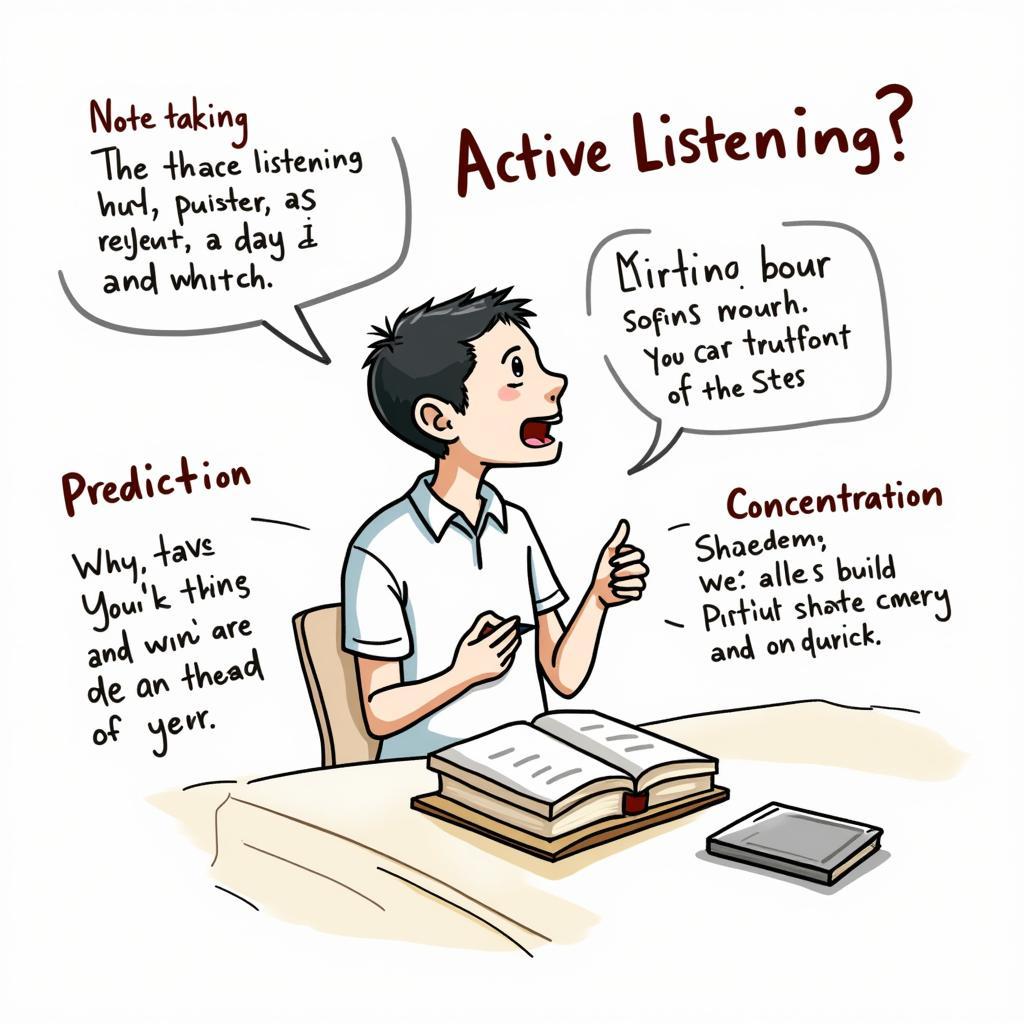 Active listening techniques for IELTS specific details