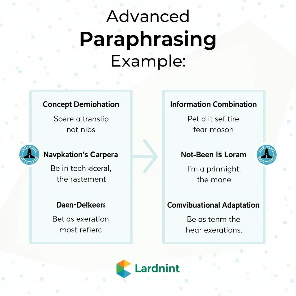 Advanced paraphrasing techniques with practical examples