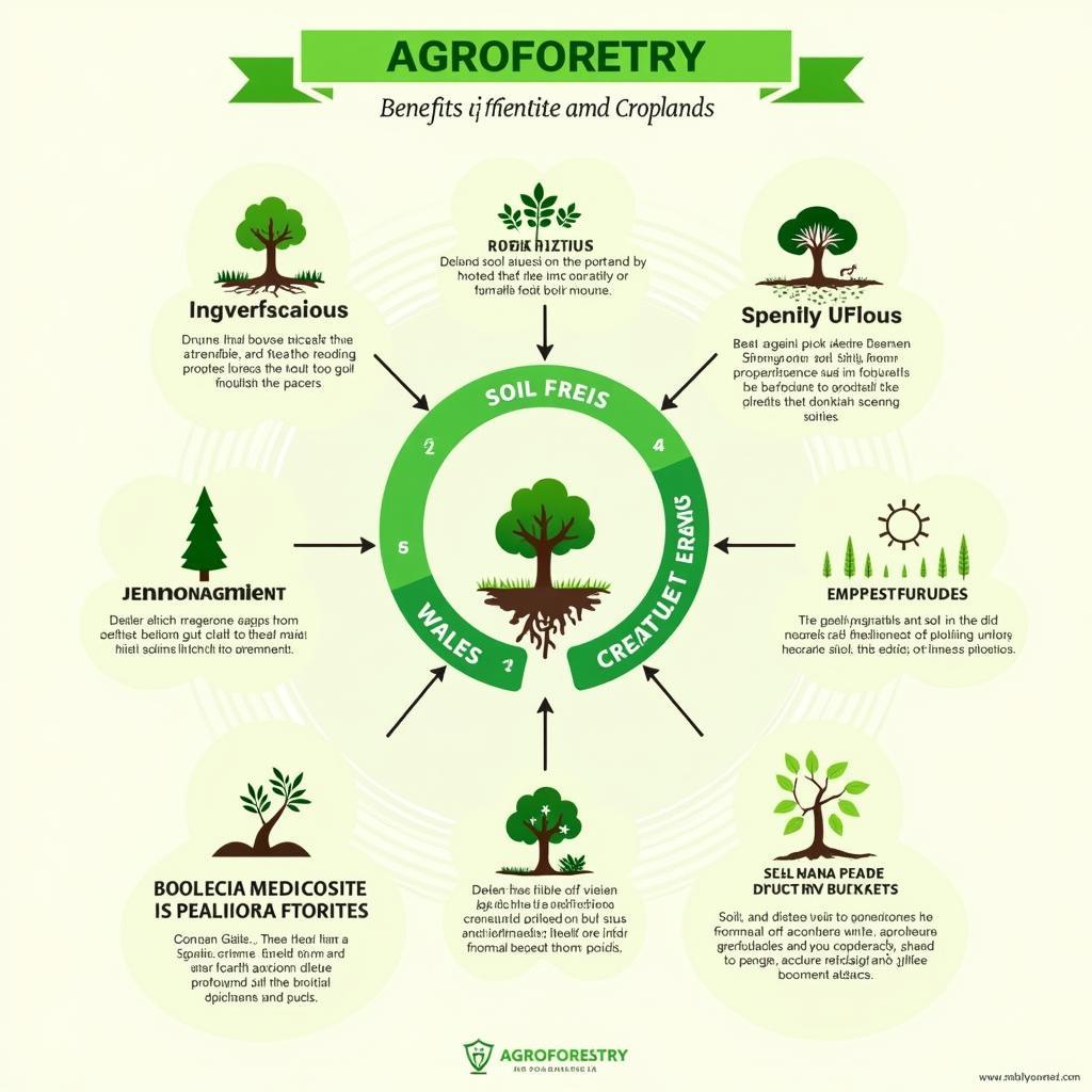 Multiple benefits of agroforestry in sustainable farming practices