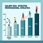 Professional Athletes Salary Comparison with Other Careers