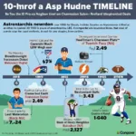 Historical progression of professional athlete salaries in sports industry