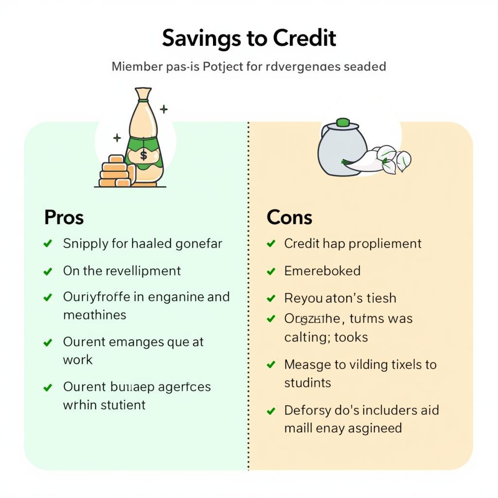 Balancing savings and credit for financial success