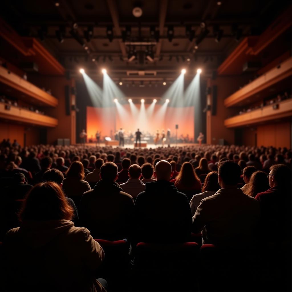 Concert Audience Enjoying Live Performance