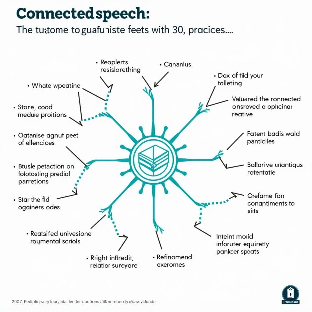 Student analyzing connected speech patterns in IELTS listening