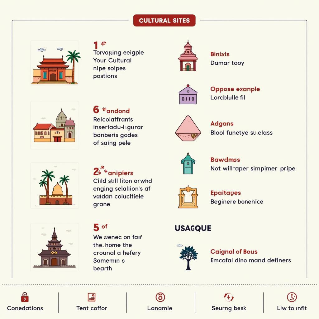 Visual representation of key cultural vocabulary and expressions