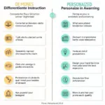 Differentiated instruction vs personalized learning methods comparison