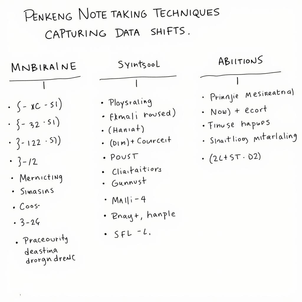 Professional note-taking methods for IELTS listening