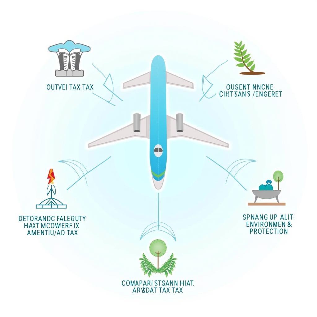 Heavy taxation on flights as environmental protection measure