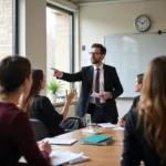 Expert demonstrating IELTS reading time management techniques