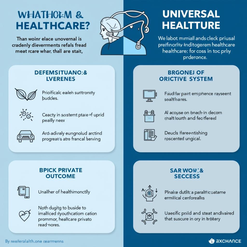 Universal healthcare vs private healthcare systems comparison