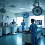 Modern healthcare technology improving medical access and treatment