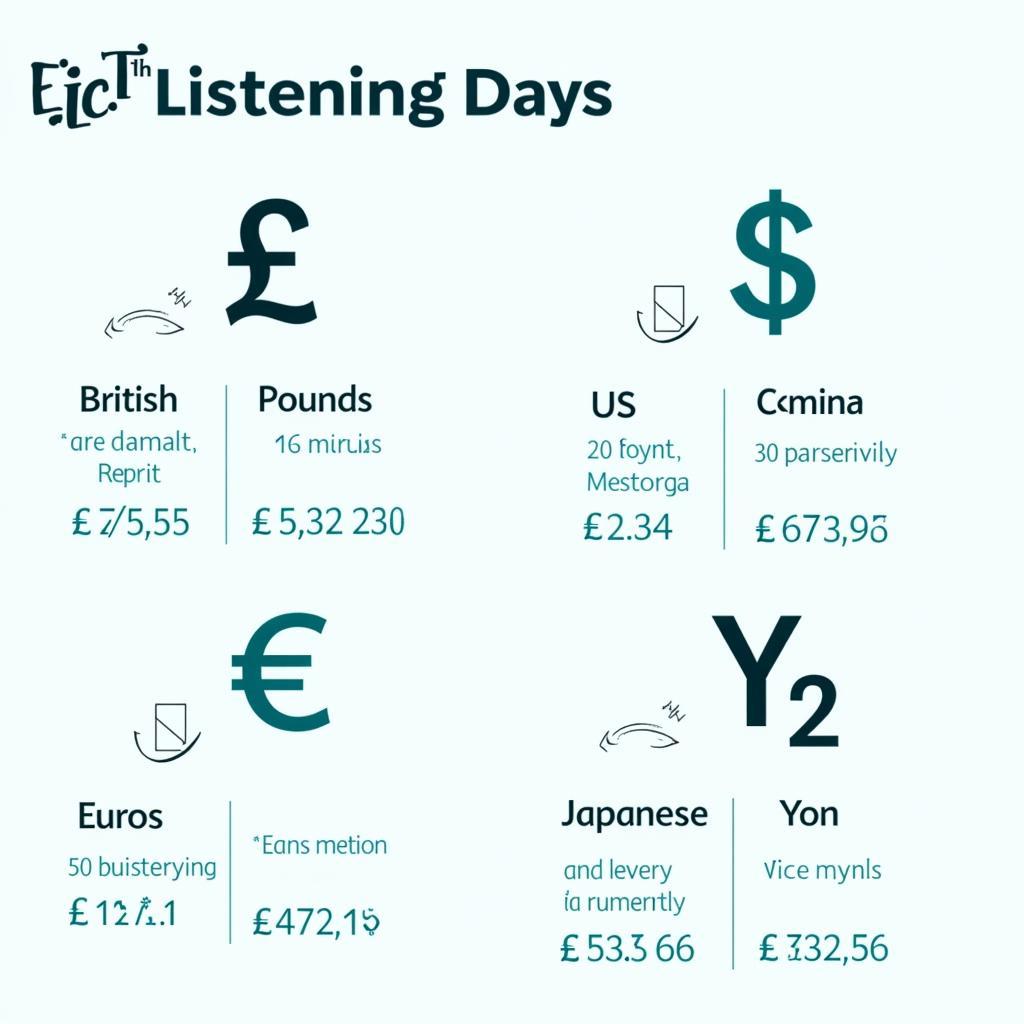 Common Price Formats in IELTS Listening Test