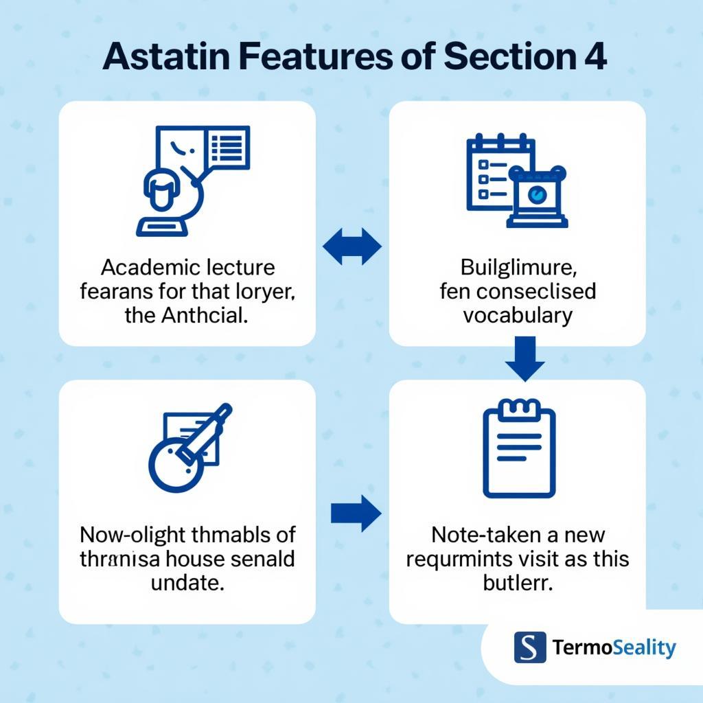 Key characteristics of IELTS Listening Section 4 explained