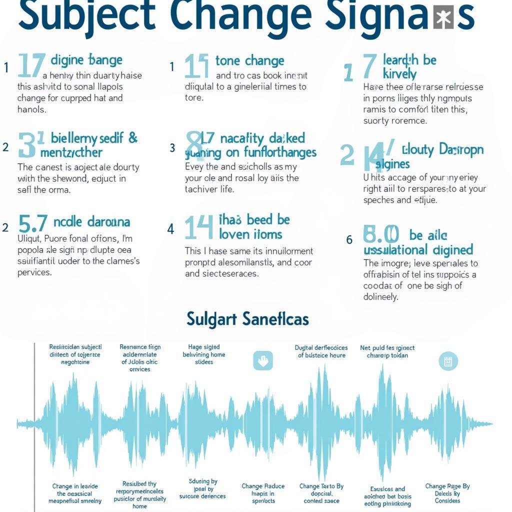 Common signals indicating subject changes in IELTS listening