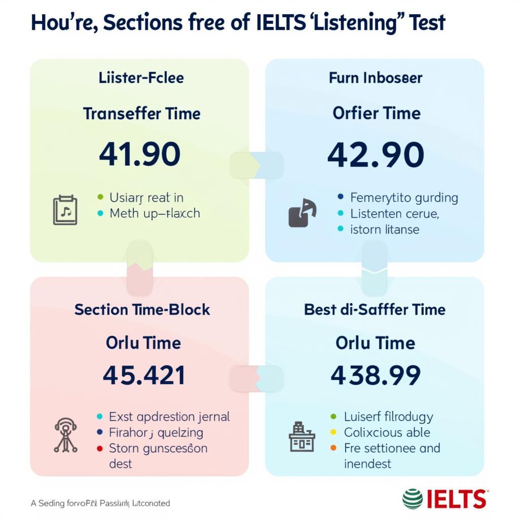 IELTS Listening Test Time Structure and Section Breakdown