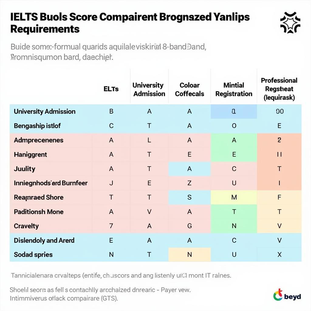 IELTS Band Requirements for Various Purposes