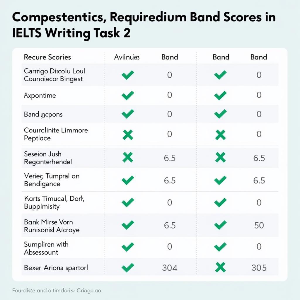 IELTS Writing Task 2 Band Score Requirements