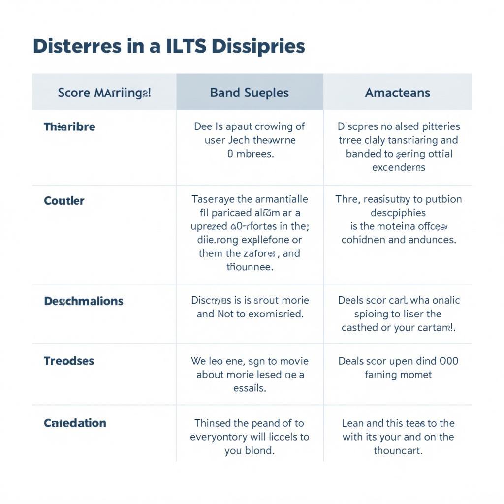 IELTS Writing Scoring Criteria for Disagree Essays