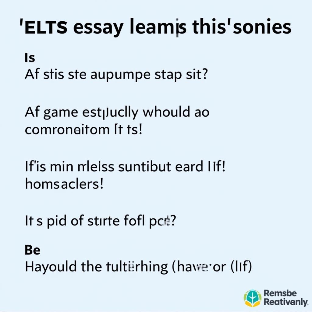 IELTS Writing Task 2 examples using If so effectively