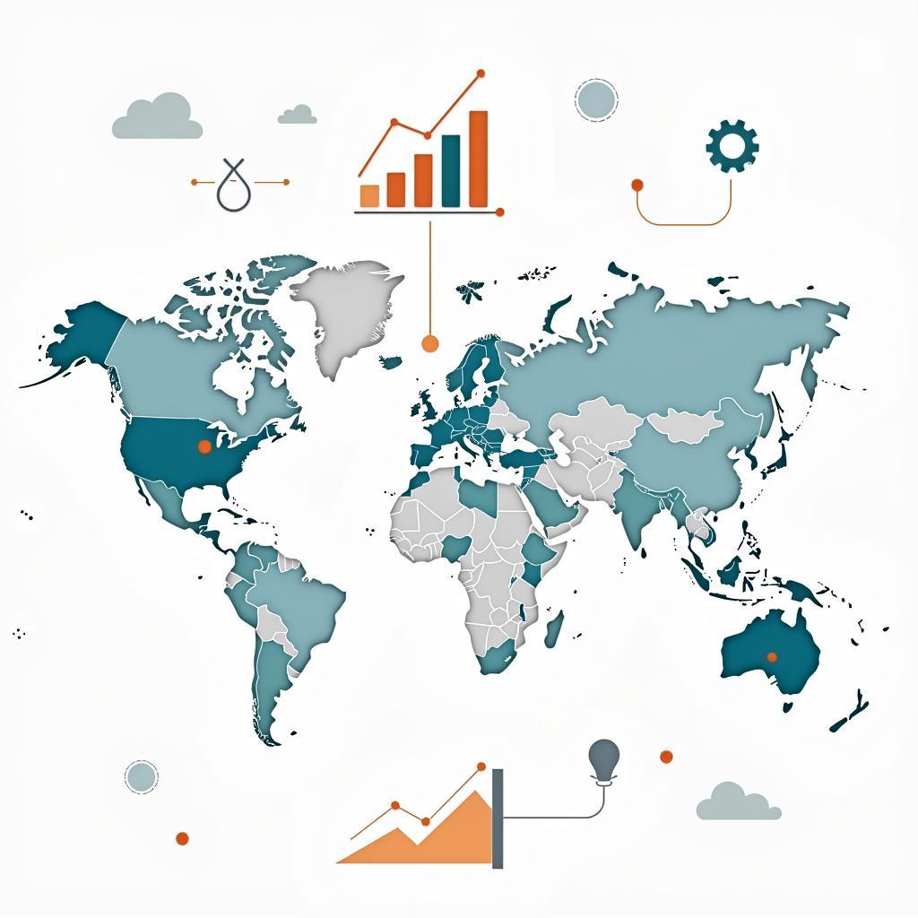 Benefits of international trade showing economic growth and innovation