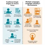 Different approaches to teaching foreign languages in schools