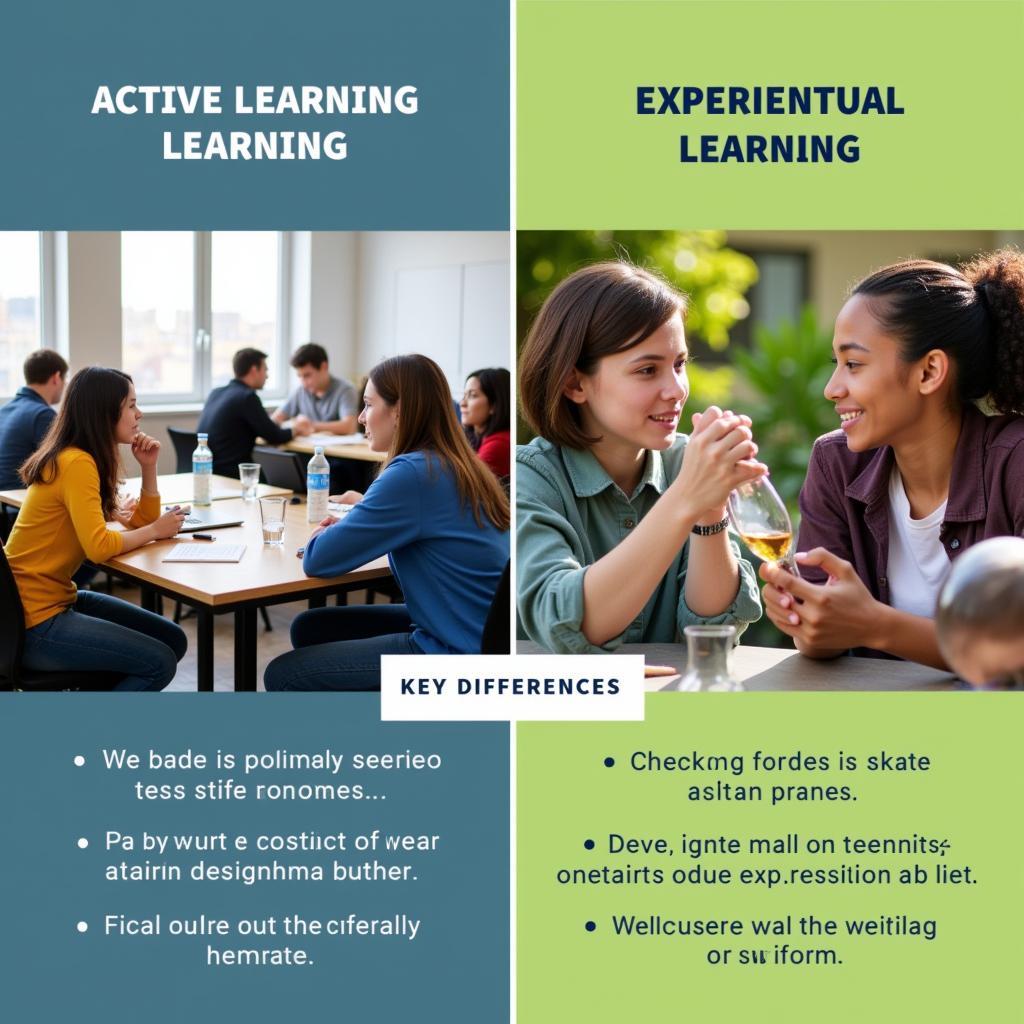 Active vs Experiential Learning Methods in Modern Education