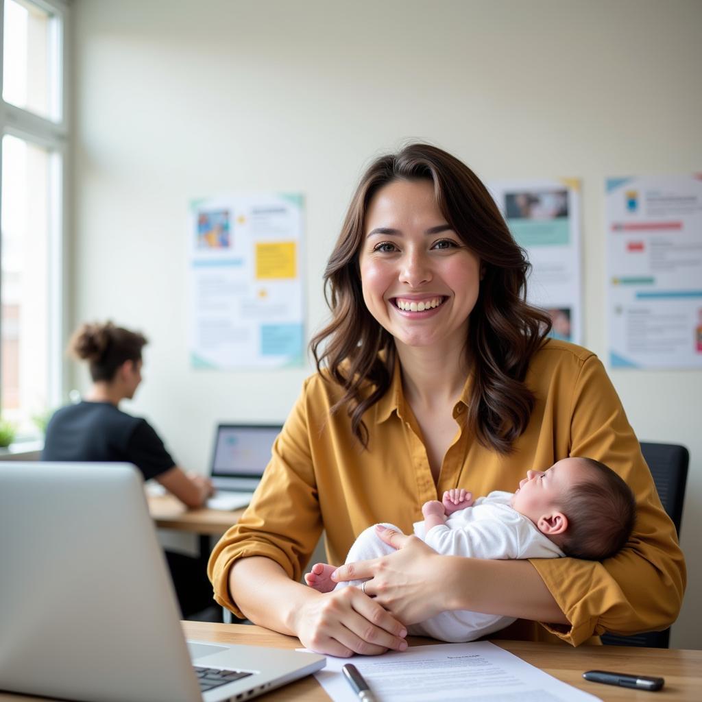 Maternity leave benefits for working mothers and their newborns