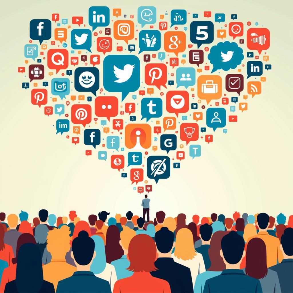 Media influence on public opinion through social media platforms