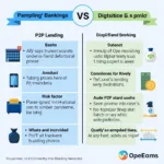 Comparison between peer-to-peer lending platforms and traditional banking systems