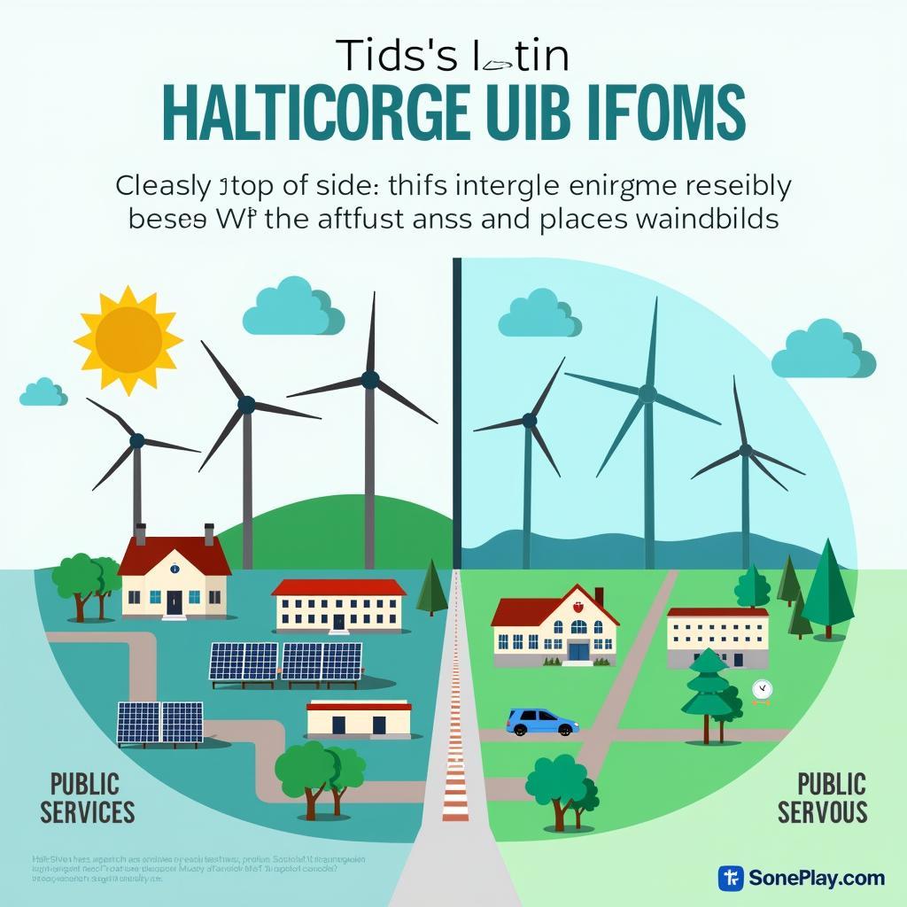 Government investment choices between renewable energy and public services