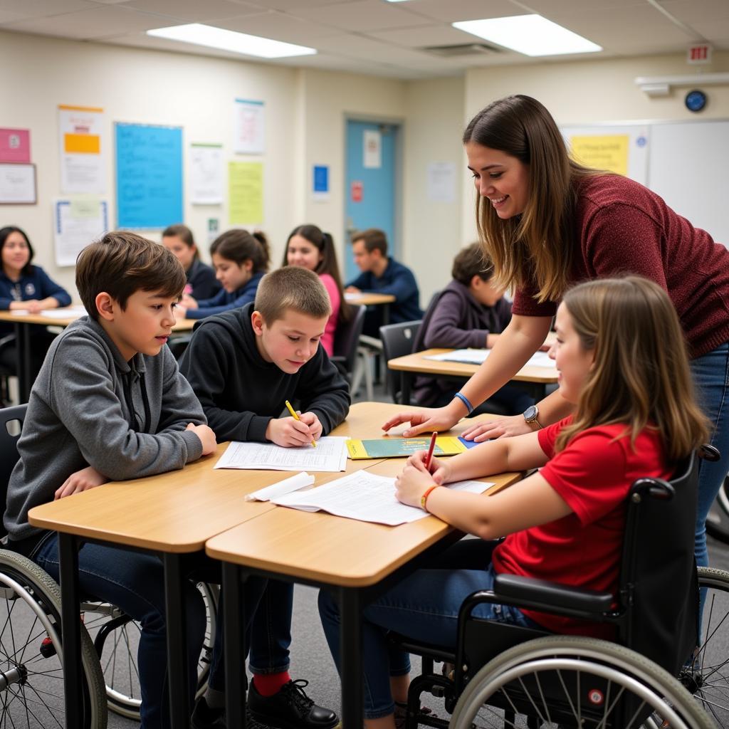 Special education and inclusivity in a diverse classroom