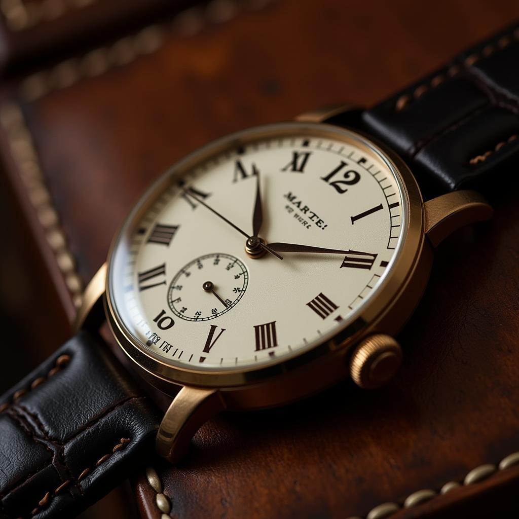 Vintage watch as special meaningful gift from family member