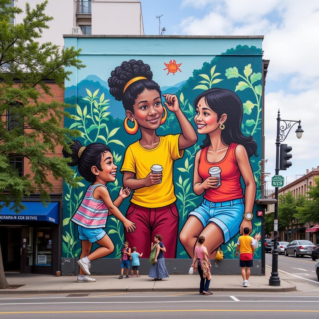 Street art transforming urban landscape and cultural identity