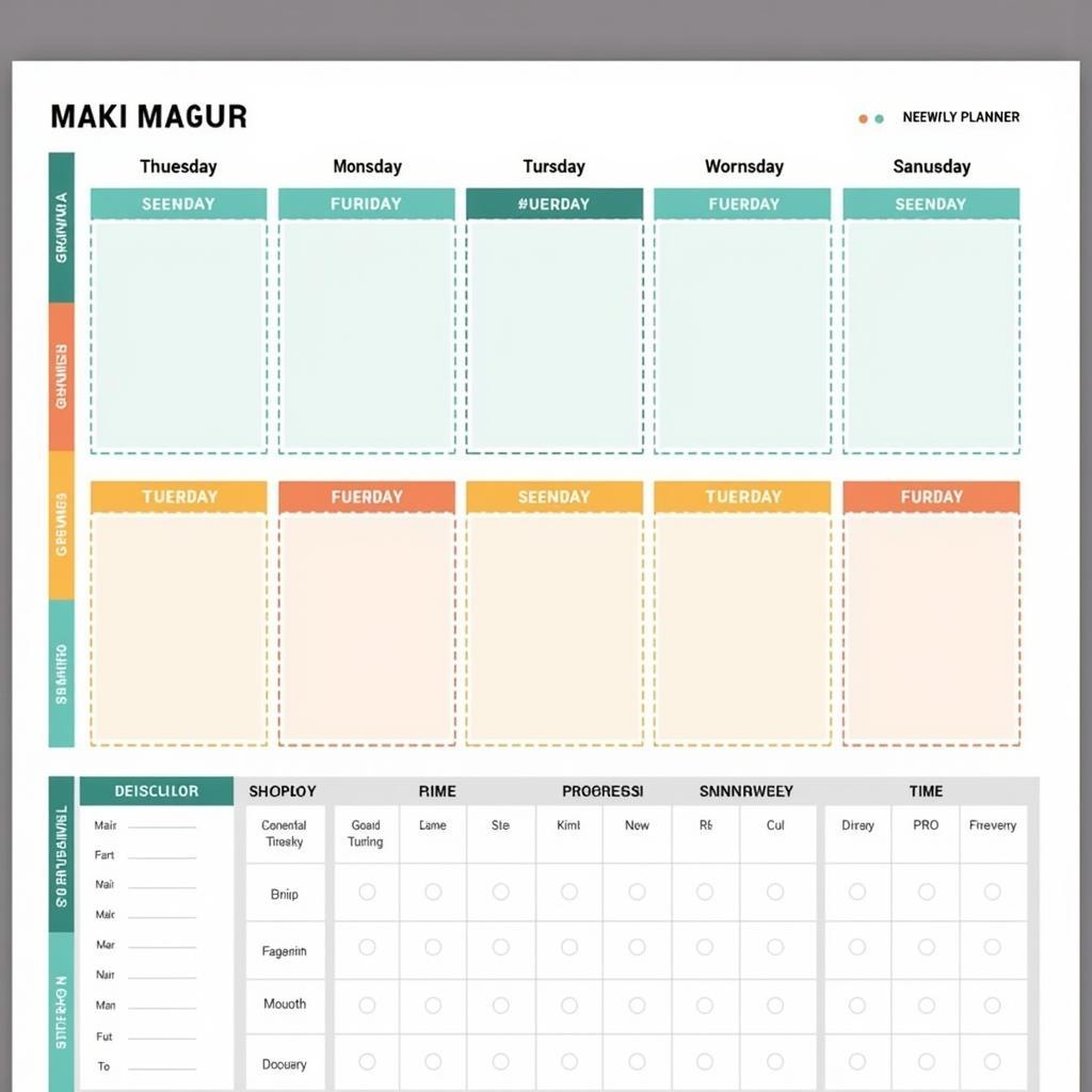 Structured Grammar Learning Schedule Template for IELTS Students