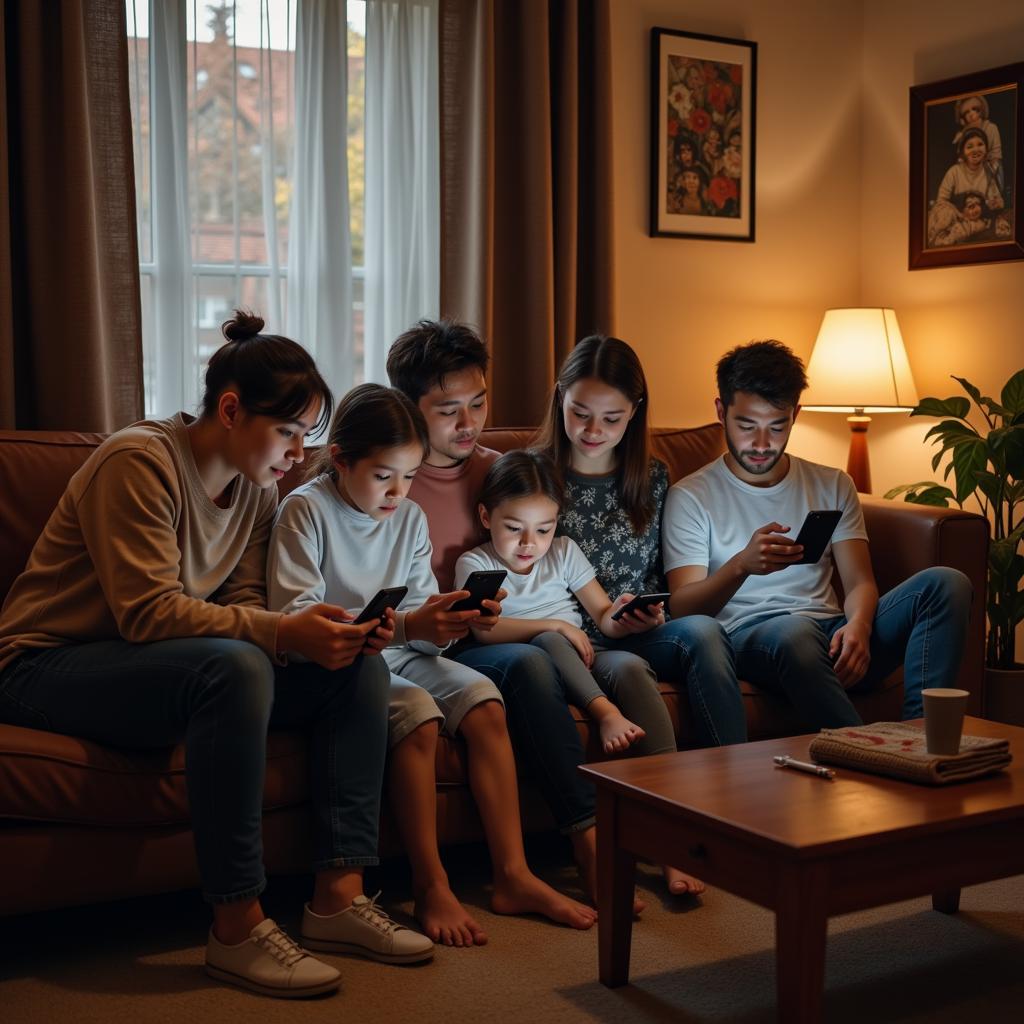 The growing influence of technology on modern family relationships and traditional values