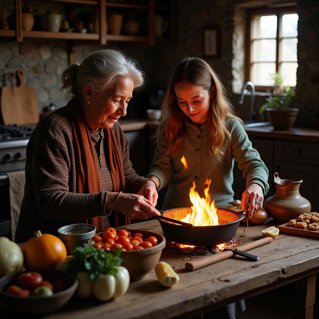 Traditional cooking methods preserving culinary heritage