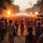 Modern interpretation of traditional festival celebrations