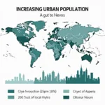 Global urban population growth trends and projections from 1950-2050